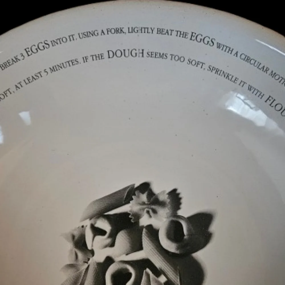 *Pottery Barn Pasta Recipe Large Serving Bowl
